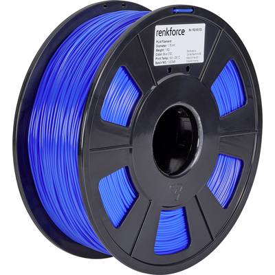 Renkforce RF-4511222  Filament PLA  2.85 mm 1000 g Blue  1 pc(s)