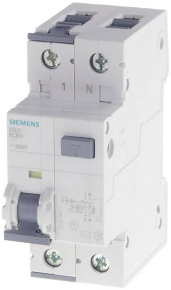 Siemens 5SU13543KK16 RCBO 2-pin 16 A 0.03 A 230 V