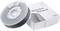 A spool of black 3D printer filament beside a white box labelled 'Ultimaker Material'.