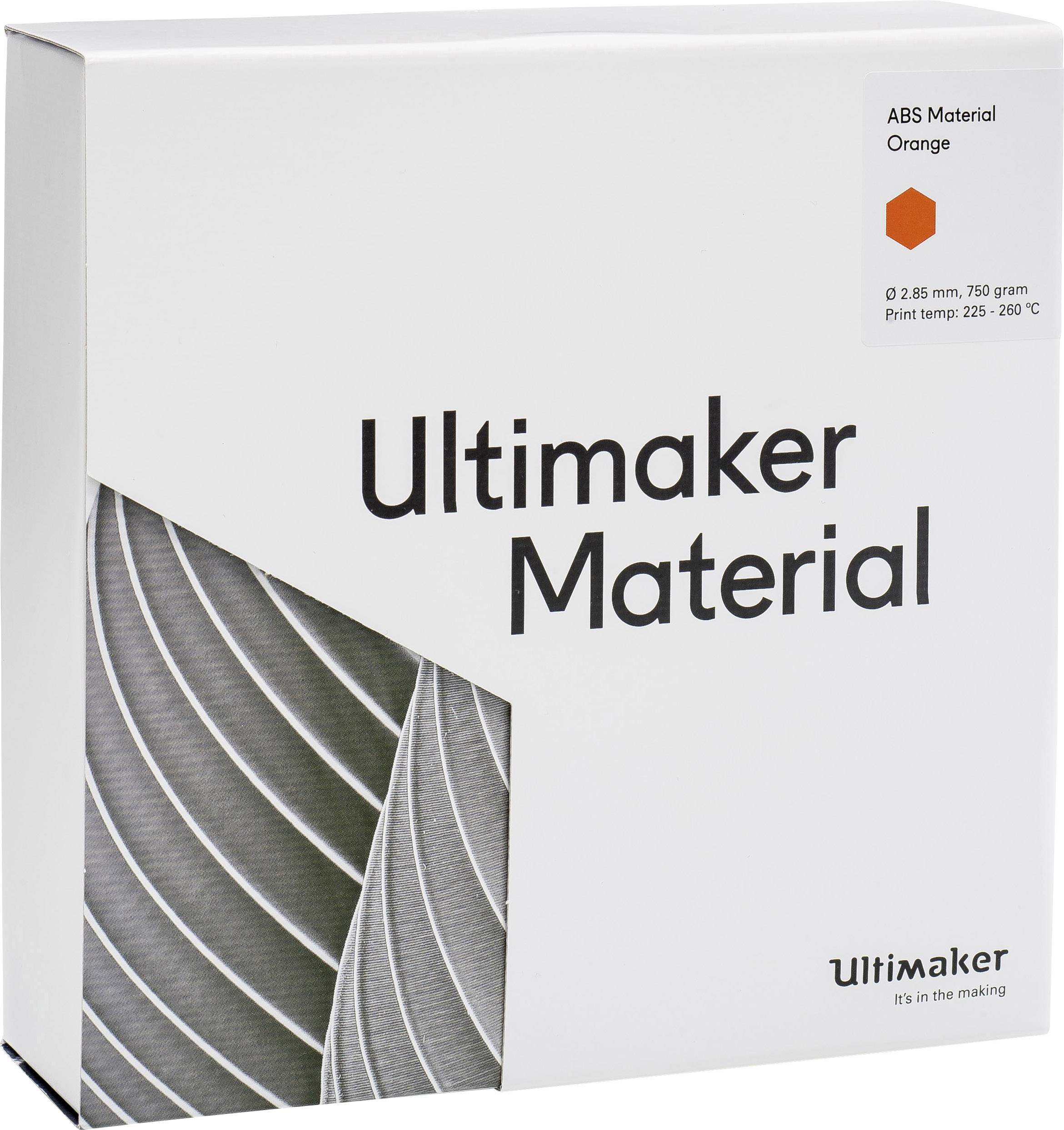 UltiMaker ABS - M2560 Orange 750 - 206127 Filament ABS plastic 2.85 mm 750 g Orange 1 pc(s)-3