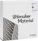 'Ultimaker Material' packaging for CPE material in blue, suitable for 3D printing with 2.85 mm diameter at 235-260 °C.
