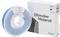 A spool of blue Ultimaker filament sits beside a white packaging with the inscription 'Ultimaker Material'.