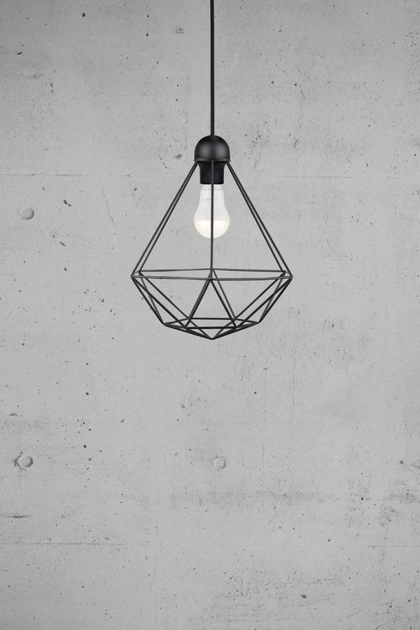 Nordlux Tees 84863003 Pendant light LED (monochrome) E-27  60 W Black