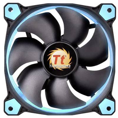 Thermaltake Riing 14 PC fan Blue (W x H x D) 140 x 140 x 25 mm incl. LED lighting