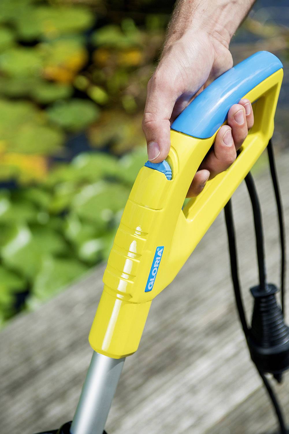Gloria Haus und Garten 000291.0000 MultiBrush speedcontrol Crack weeder, Patio cleaner Nylon, Steel, Wire 230 V-4