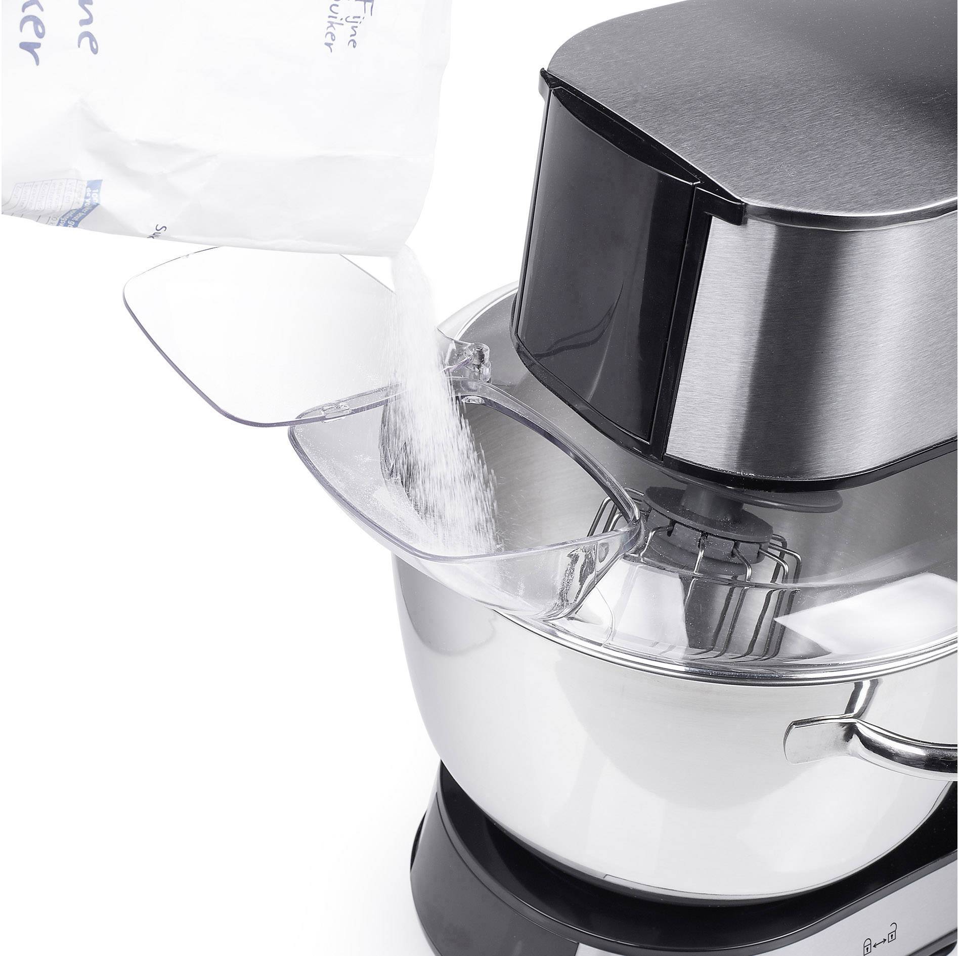 Princess Deluxe Food processor 1200 W Stainless steel, Black from