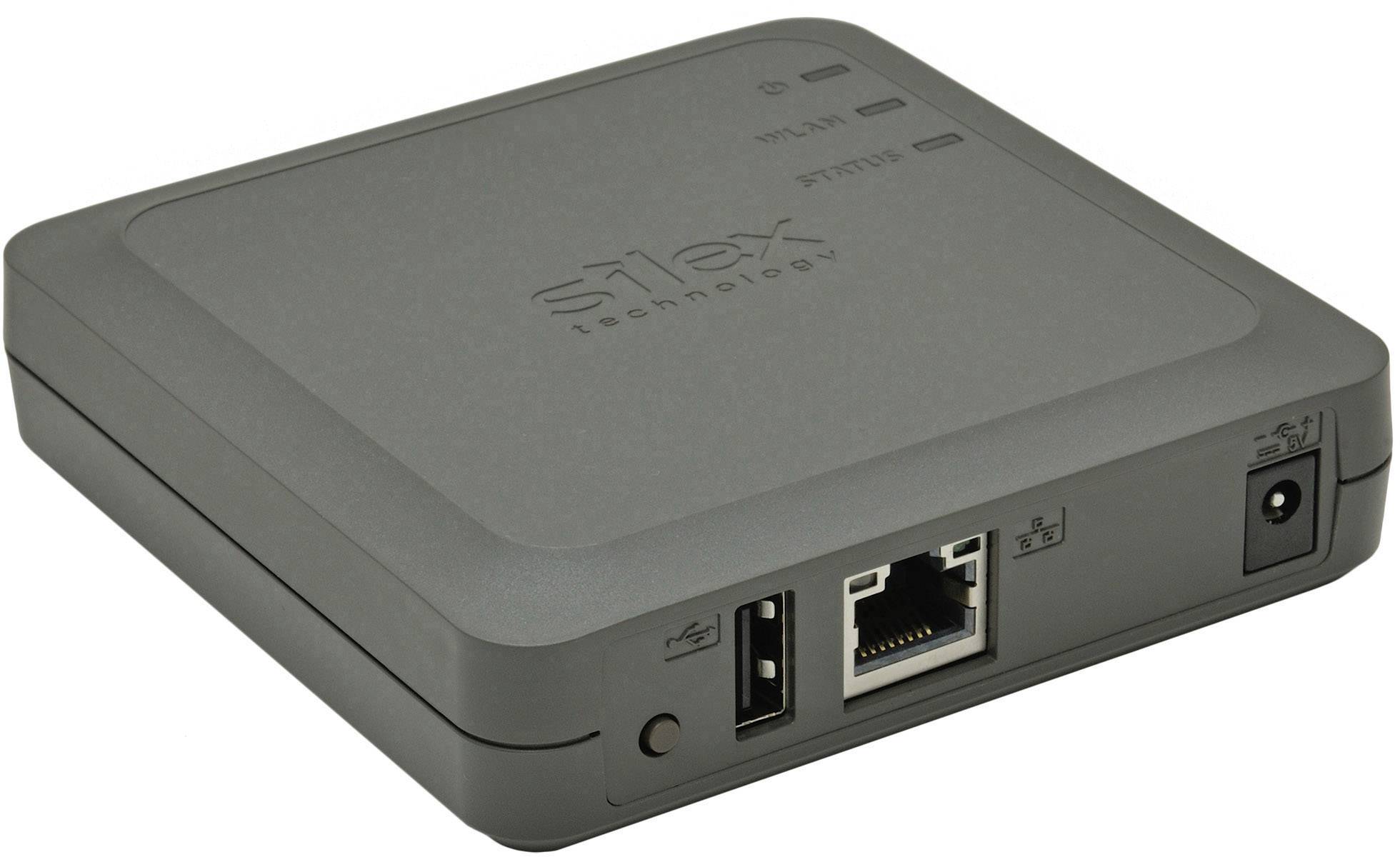 Silex Technology DS-520AN Wi-Fi USB server LAN (10/100/1000 Mbps), USB 2.0, Wi-Fi 802.11 b/g/n/a