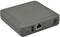 A grey network adapter with USB and Ethernet ports. Used for connecting devices to a network.