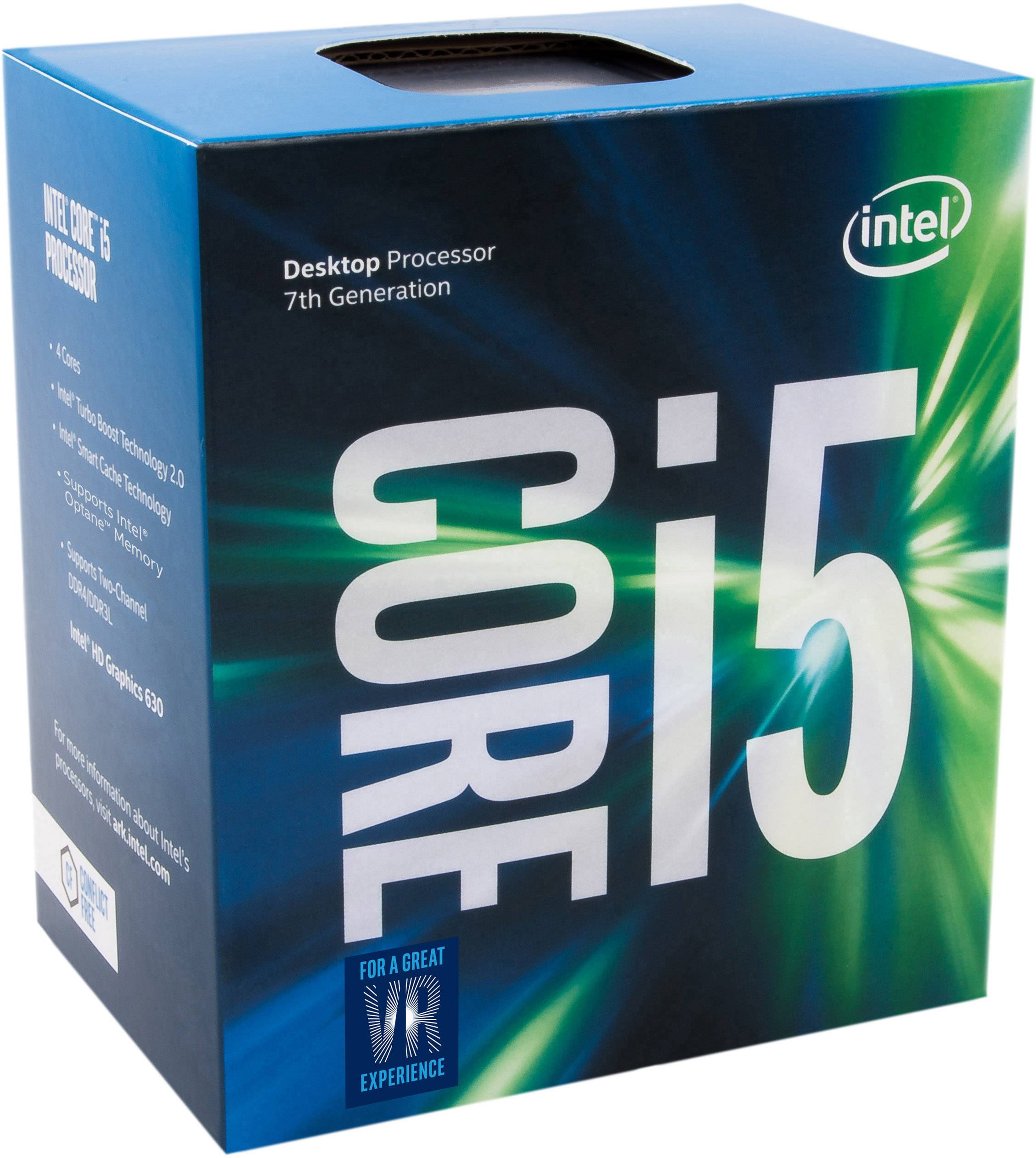 Intel Core i5 i5-7500 4 x 3.4 GHz Quad Core Boxed processor PC base: Intel® 1151 65 W