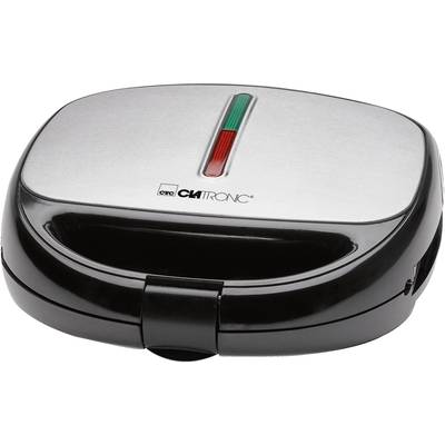 Clatronic ST/WA 3670 Waffle maker with exchangeable hobs Black, Stainless steel 