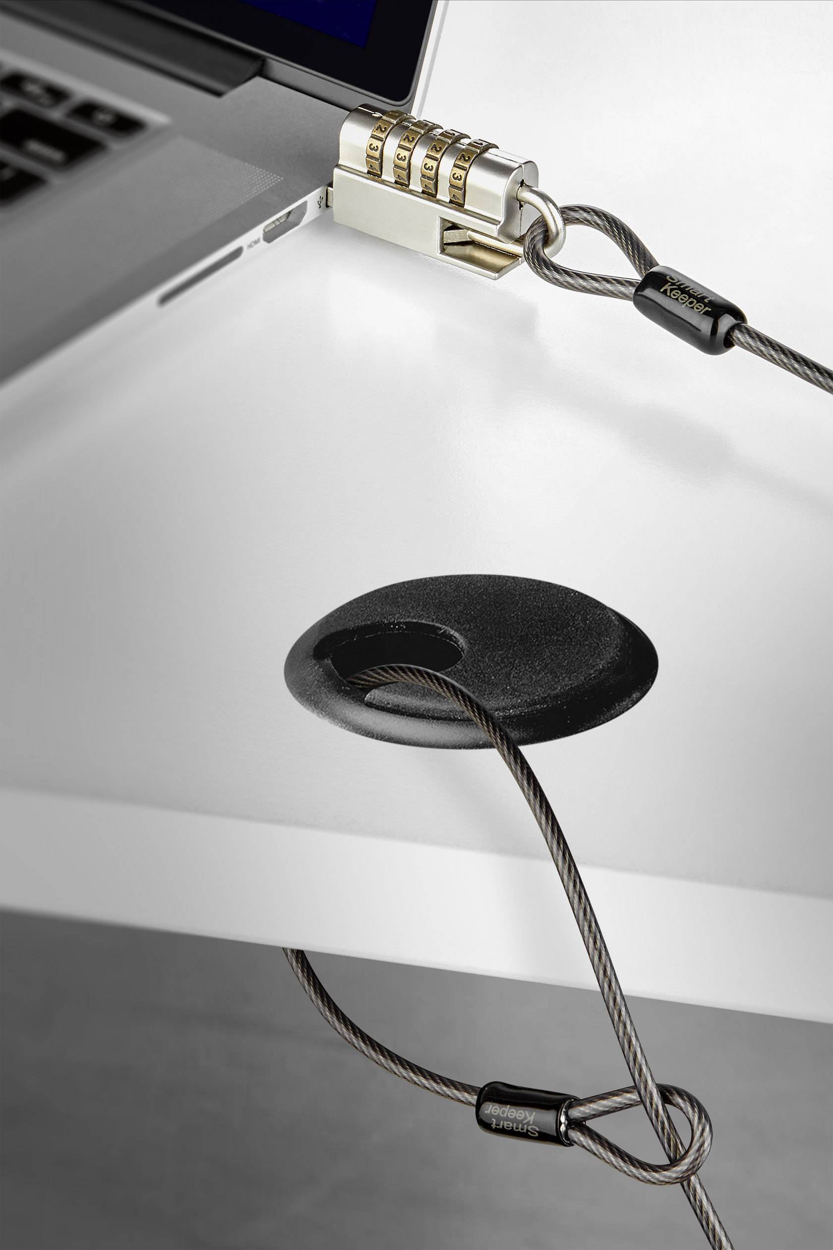 Renkforce Laptop security lock Combination lock Suitable for all laptops/monitors/TV screens and