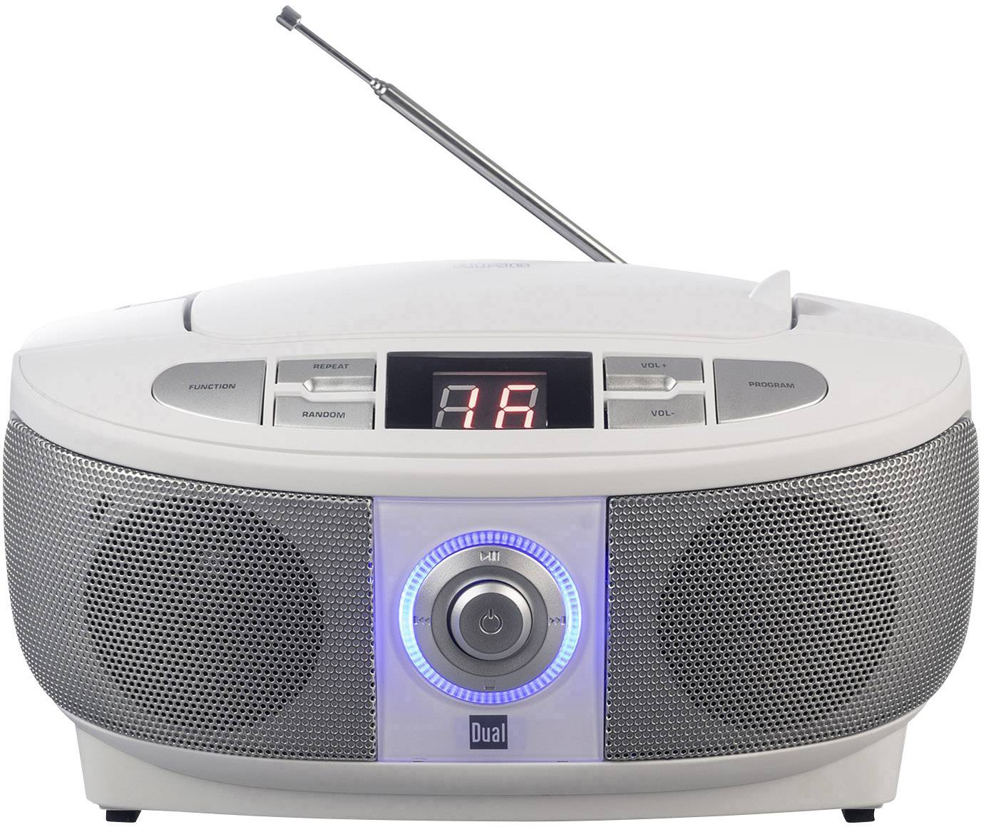 Dual P 49-1 Radio CD player FM CD White 