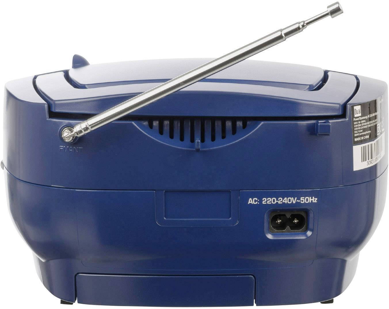 Dual P 49-1 Radio CD player FM CD Blue-3