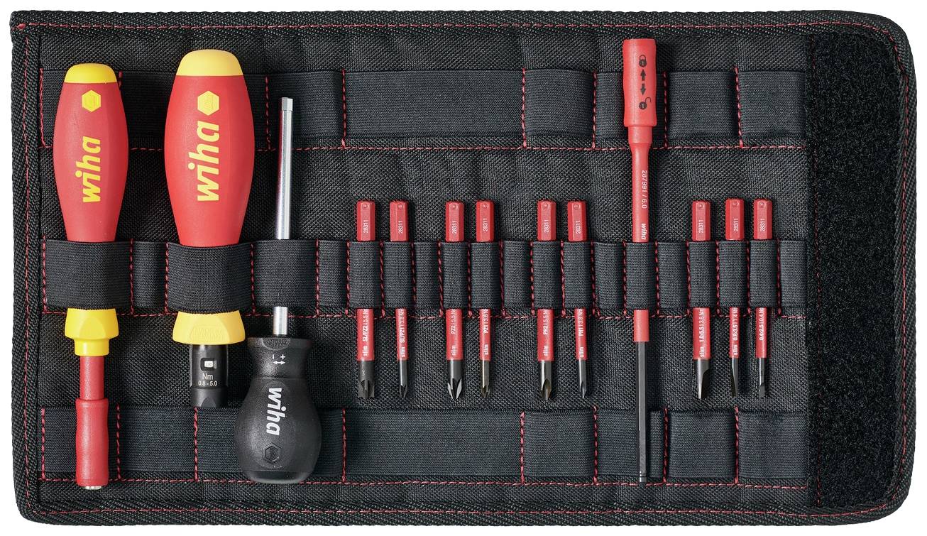 Wiha VDE Torque screwdriver set 14-piece 0.8 - 5 Nm DIN EN 60900