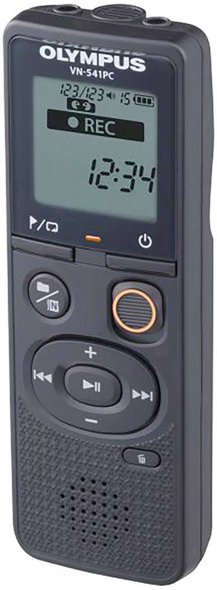 Olympus VN-541PC Digital dictaphone Max. recording time 2080 h Black Noise  cancelling | Conrad.com
