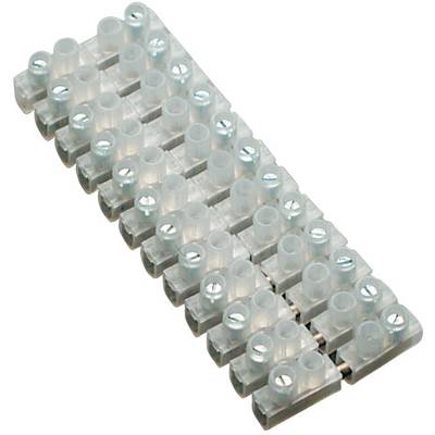 BKL Electronic 072400 Screw terminal flexible: 1-4 mm² fixed: 1-4 mm² Number of pins: 12  1 pc(s) White 