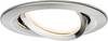 Paulmann 93877 Coin Slim LED recessed light LED (monochrome) Built-in LED 6 W Iron (brushed)