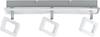 Paulmann Frame 66640 LED ceiling spotlight LED (monochrome) Built-in LED 13.5 W White (matt), Chrome