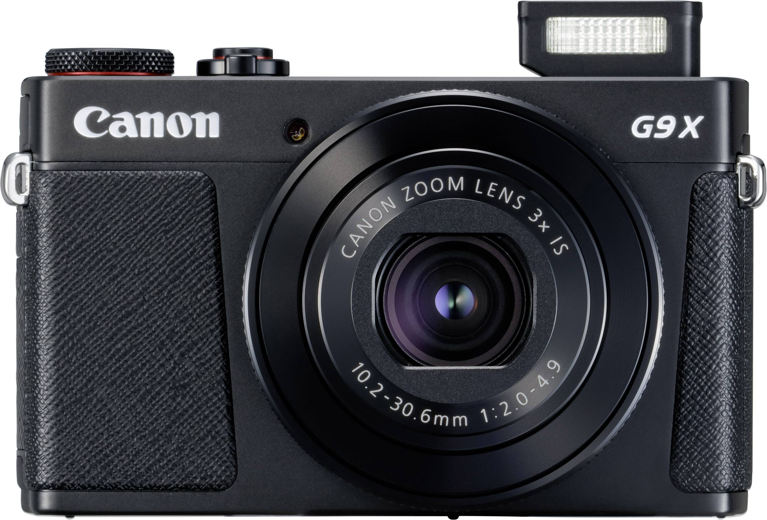 Canon G9 X II Digital camera 20.9 MP Black Full HD Video, GPS, Bluetooth | Conrad.com