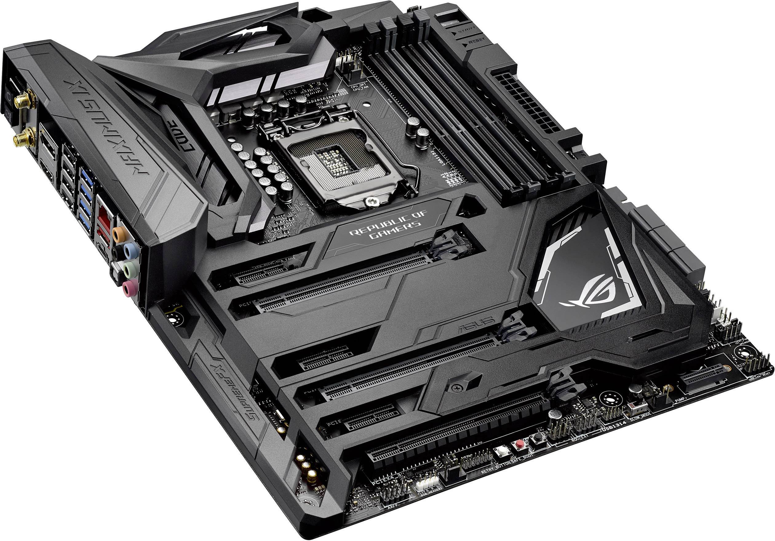 Asus ROG MAXIMUS IX CODE Motherboard PC base Intel® 1151 Form factor (details) ATX Motherboard chipset Intel® Z270-4