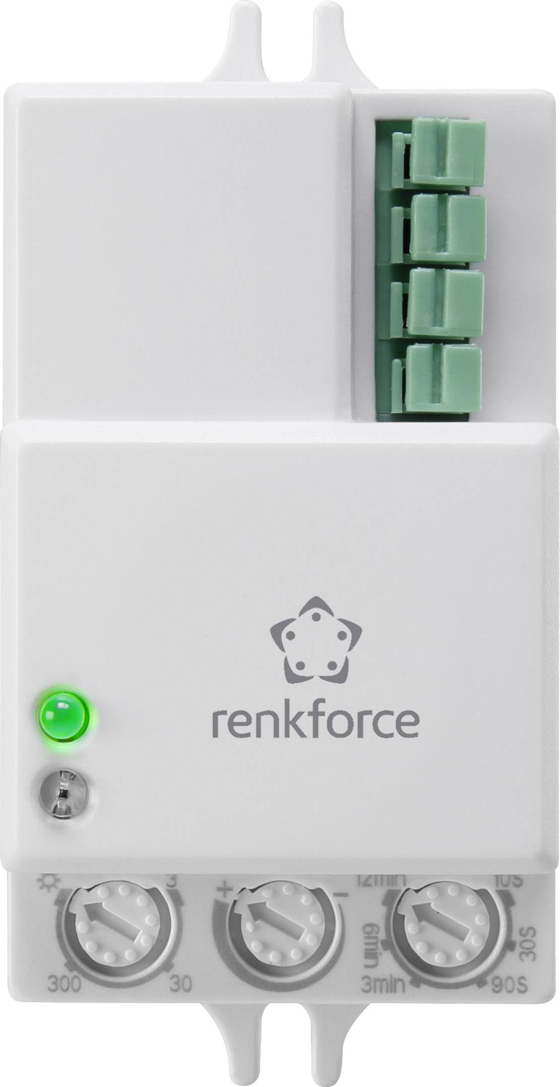 Renkforce 1530623 Ceiling, Wall HF motion detector 360 ° Relay White