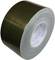 A roll of black adhesive tape on a white background, ready to seal or repair items.