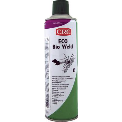 A green spray can with the label 'ECO Bio Weld'. It is a water-based welding agent that reduces splatter during welding.