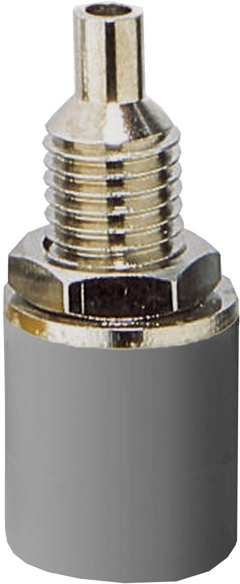 BKL Electronic 072311 Jack socket Socket, vertical vertical Pin diameter: 4 mm Grey 1 pc(s)