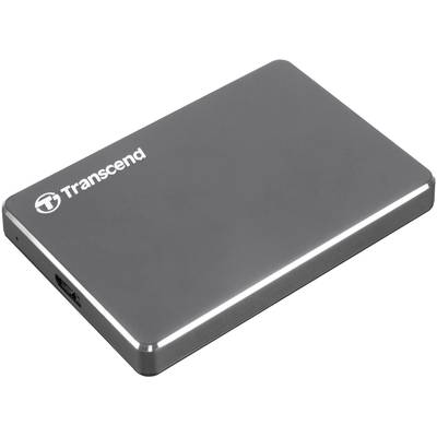 Transcend StoreJet® 25C3N 2 TB  2.5" external hard drive USB 3.2 1st Gen (USB 3.0) Grey (metallic) TS2TSJ25C3N