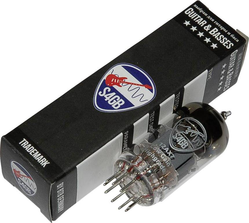 BTB Vertrieb 12AX7 S4GB Low Gain Vacuum tube Selected for Guitar/bass Double triode Number of pins: 9 Base: Noval Content 1 pc(s)