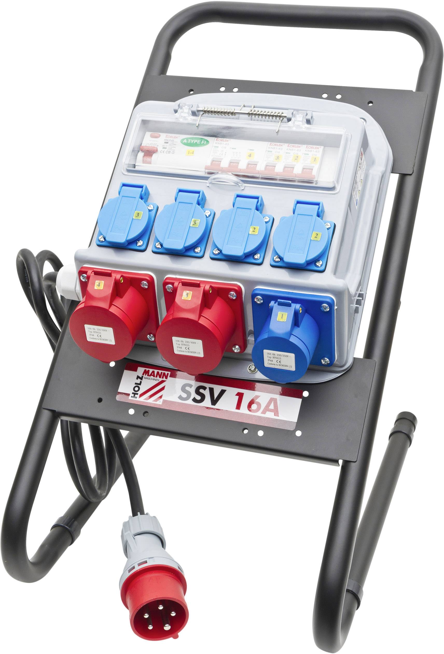 Holzmann Maschinen CEE power distributor SSV16A 400 V 16 A