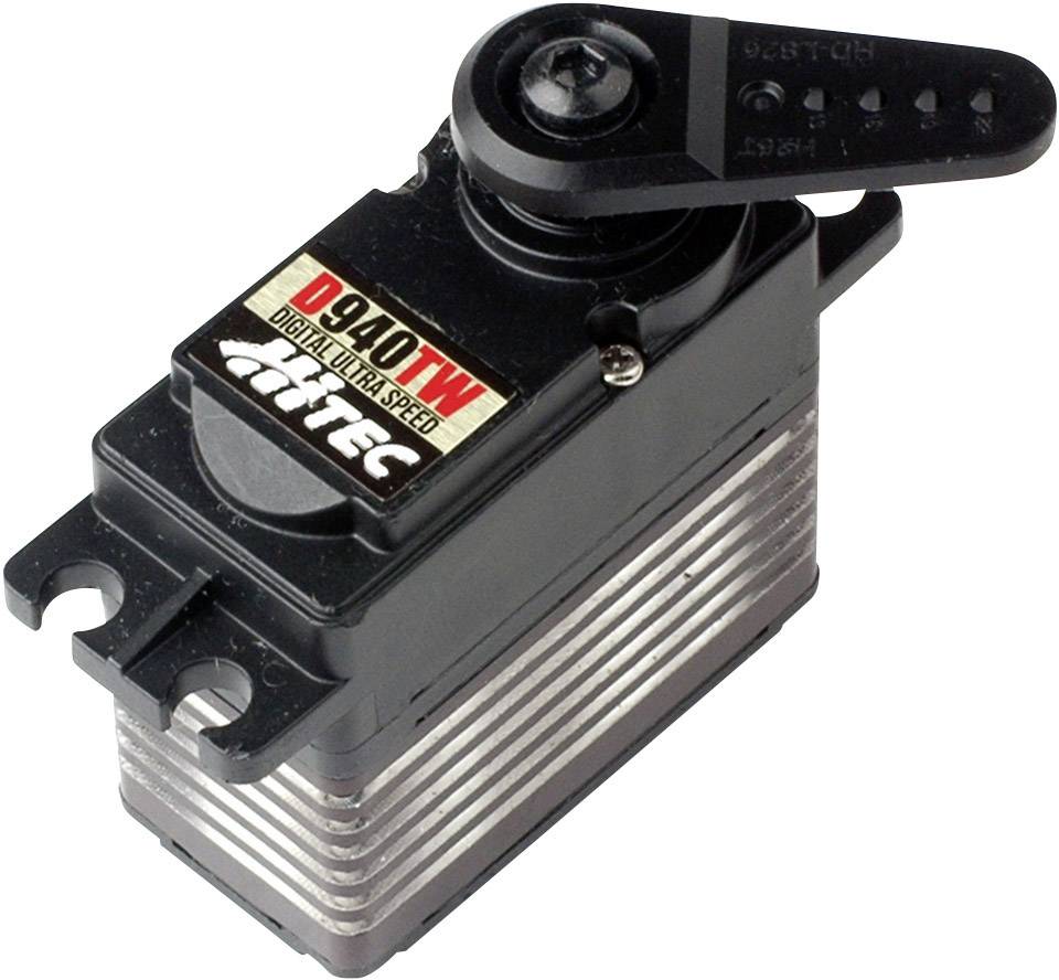 Hitec Standard servo D940TW Digital servo Gear box material Titanium