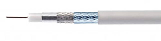 Kathrein 21510026 Coax Outside diameter: 6.90 mm 75 Ω 120 dB White 250 m
