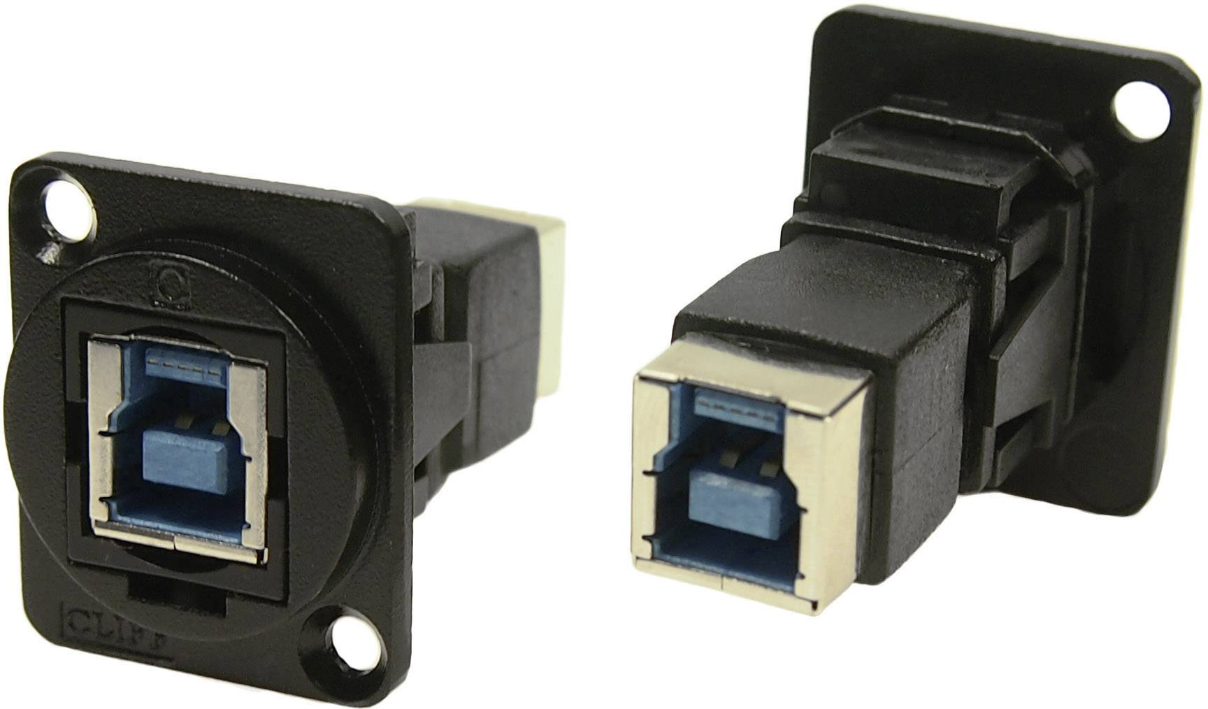 XLR Adapter USB B socket on USB B Adapter, built-in CP30204NMB Cliff Content: 1 pc(s)