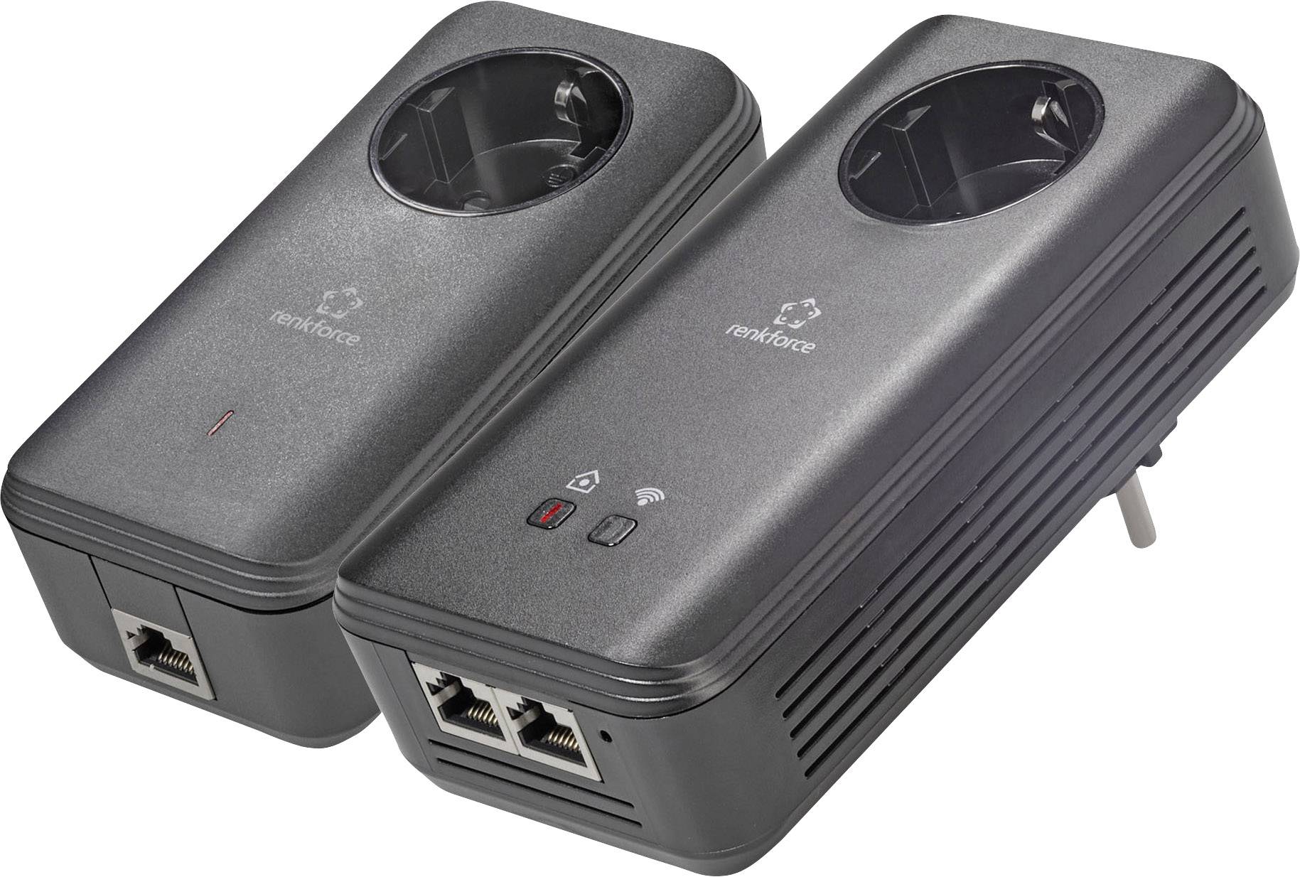 Renkforce PL1200D WiFi Powerline Wi-Fi starter kit 1.2 Gbps