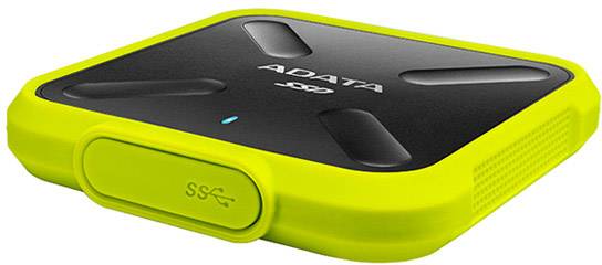 ADATA 256 GB External SSD hard drive USB A (USB 3.2 2nd gen) Black, Yellow ASD700-256GU3-CYL-2