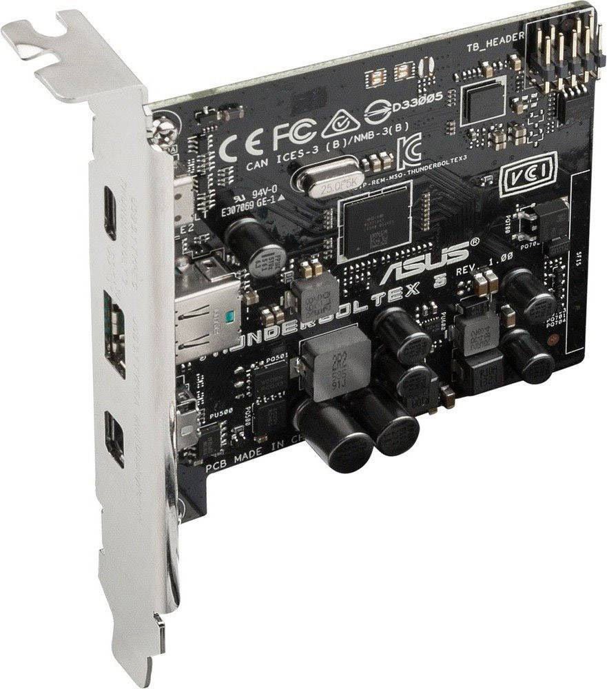 Asus Thunderboltex 3 Pci Express 3 0 X4 3 Ports Usb 3 2 2nd Gen Controller Card Thunderbolt Usb Type A Usb C Pcie Conrad Com