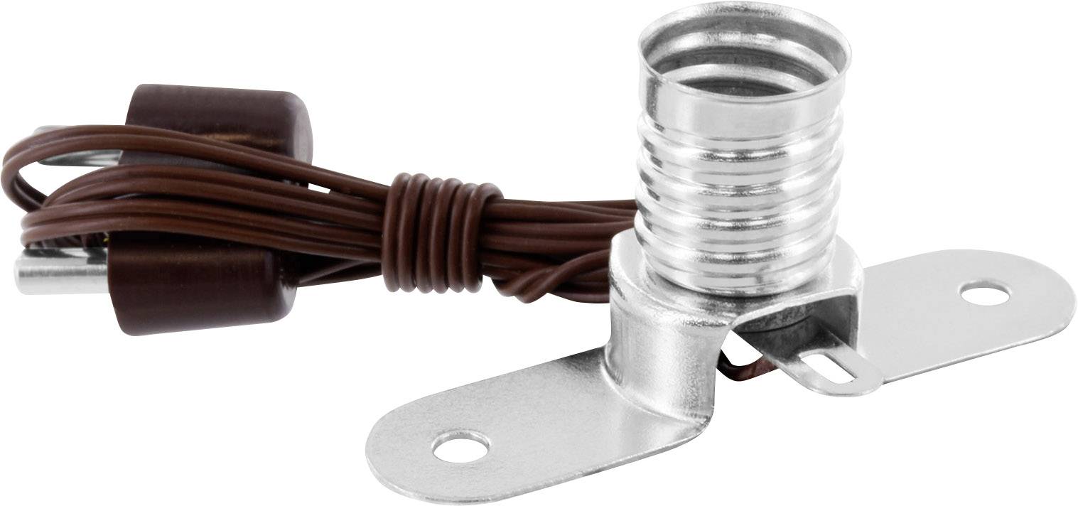 BELI-BECO SF6134 bn/10 Bulb holder Socket (mini bulbs): E10 Connection: 2.6 mm banana plug 10 pc(s)