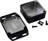 Hammond Electronics 1590WLLBFLBK Universal enclosure 50 x 50 x 25 Aluminium Black 1 pc(s)