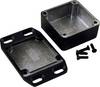 Hammond Electronics 1590LLBFLBK Universal enclosure 50 x 50 x 25 Aluminium Black 1 pc(s)