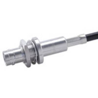 A silver metal plug, probably part of a cable, for electrical connections.