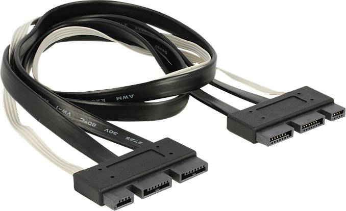 Delock Hard drives Cable [1x SATA Express plug 18-pin - 1x Express plug 18-pin] 0.50 m Black, | Conrad.com