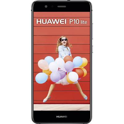 HUAWEI P10 lite Smartphone  32 GB 13.2 cm (5.2 inch) Black Android™ 7.0 Nougat Hybrid slot
