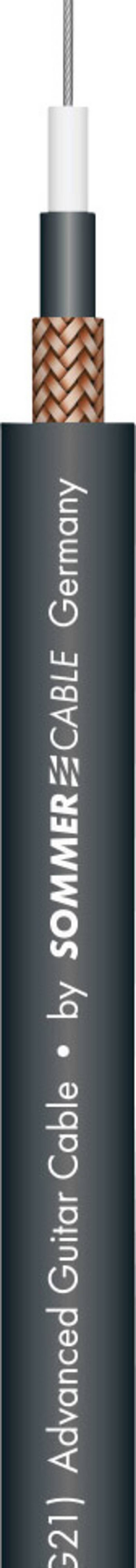 Sommer Cable 300-0091 Instrument lead  1 x 0.38 mm² Black Sold per metre