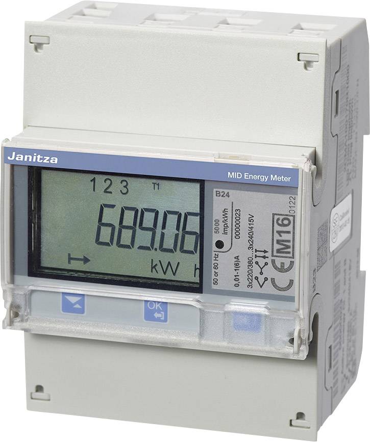 Janitza B24 312-10J Electricity meter (3-phase) incl. converter jack 1 pc(s)