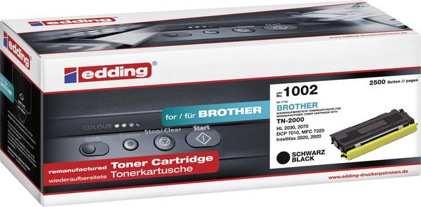 Edding Toner cartridge replaced Brother, Lenovo TN-2000 Compatible Black 2500 Sides EDD-1002
