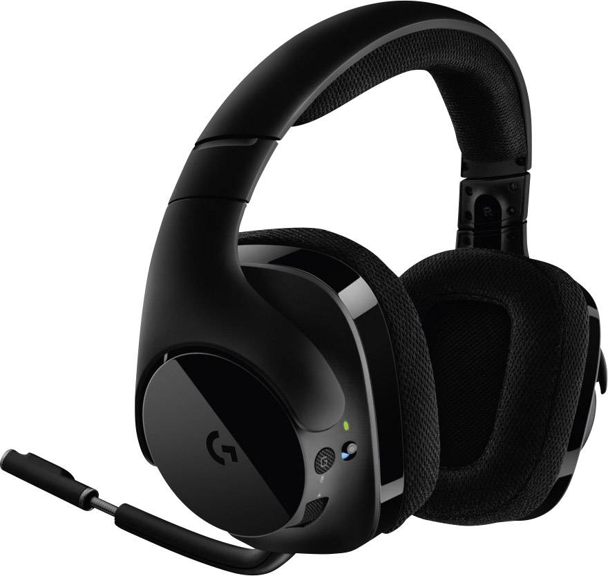 Logitech Gaming G533 Over-ear headset 7.1 Surround Black Microphone noise cancelling, Noise cancelling Volume control, M-2