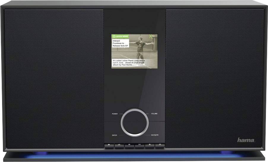 Hama DIR3600MBT Internet desk radio DAB+, FM AUX, Bluetooth, Internet radio, LAN, USB, Wi-Fi Multi-room, Battery charger-4