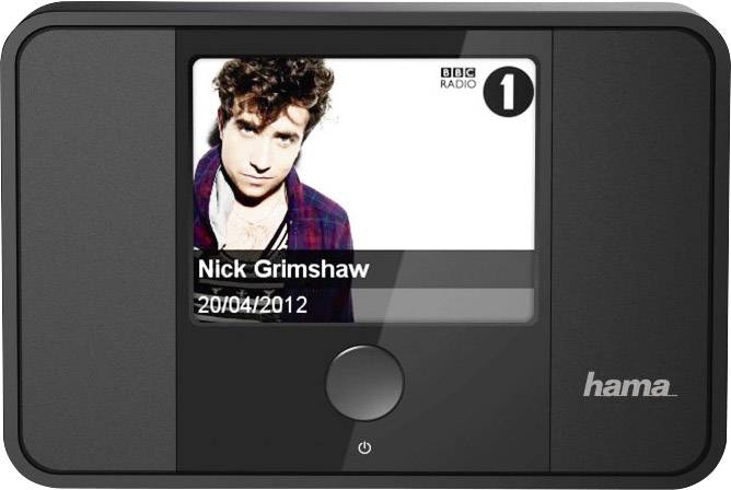 Hama DIT1000MBT Internet desk radio DAB+, FM AUX, Bluetooth, Internet radio, Wi-Fi Multi-room Black-2