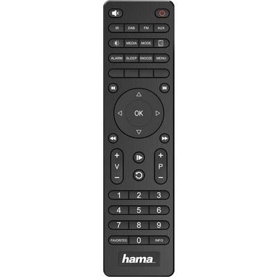 Hama DIT1000MBT Internet desk radio DAB+, FM AUX, Bluetooth, Internet radio, Wi-Fi Multi-room Black-5